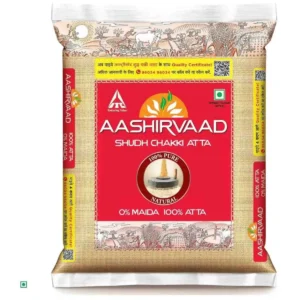 Aashirvaad Shudh Chakki Atta, 10kg Pack, 100% Whole Wheat Flour, 0% Maida